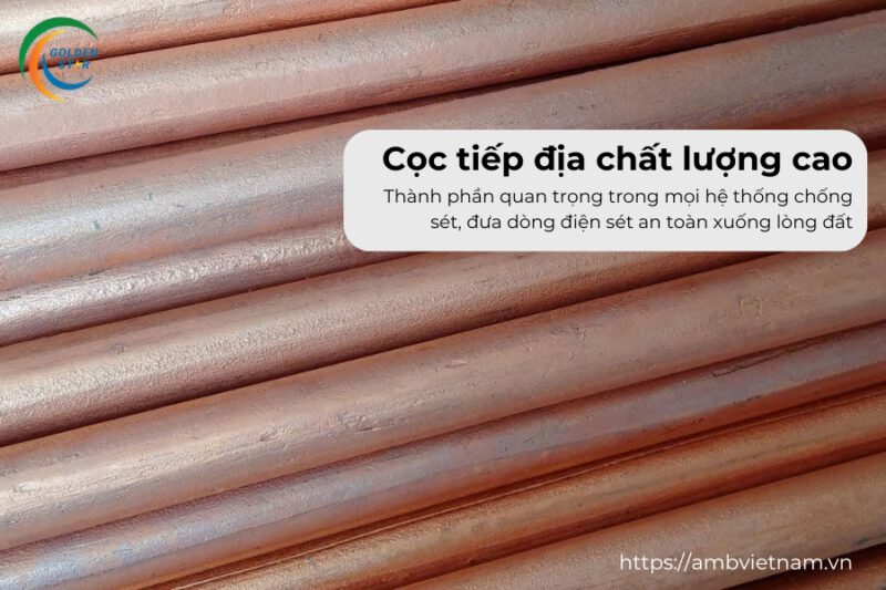 Cọc tiếp địa chất lượng 