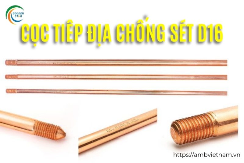 Cọc tiếp địa đồng D16