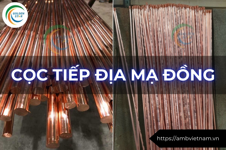 Cọc tiếp địa mạ đồng