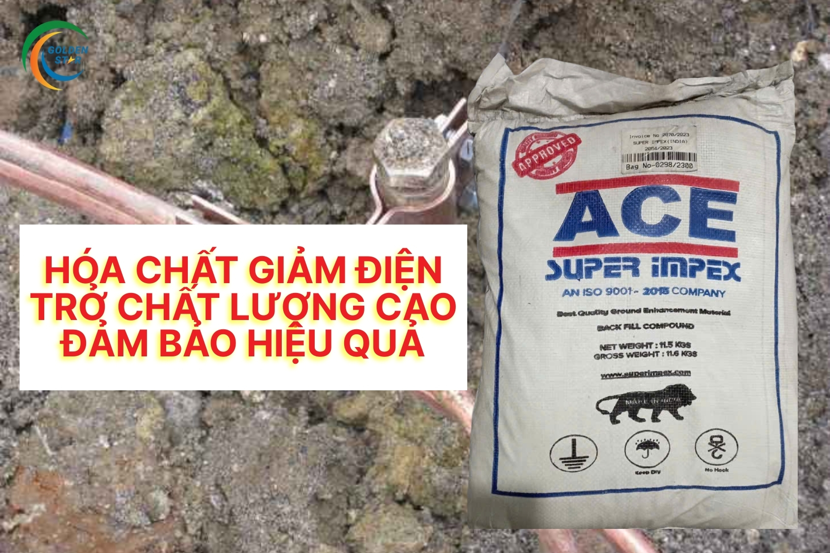 Hóa chất giảm điện trở chất lượng cao đảm bảo hiệu quả