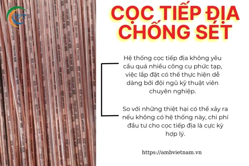 Cọc Tiếp địa Chống Sét