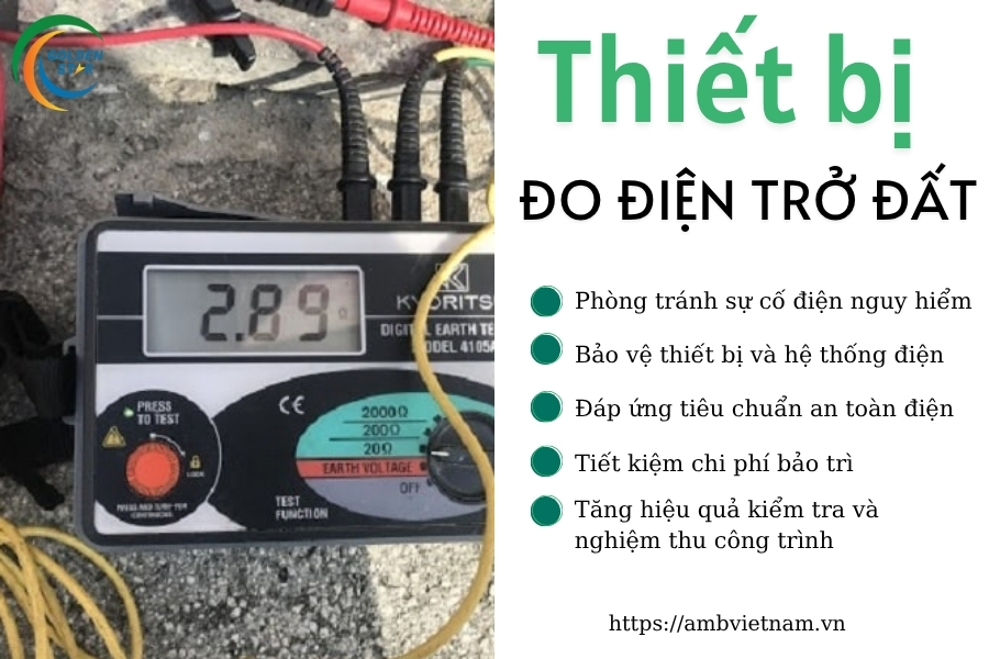 Thiết Bị đo điện Trở đất