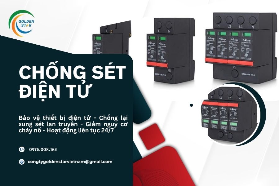 Chống Sét điện Tử Tại GOLDEN STAR Việt Nam