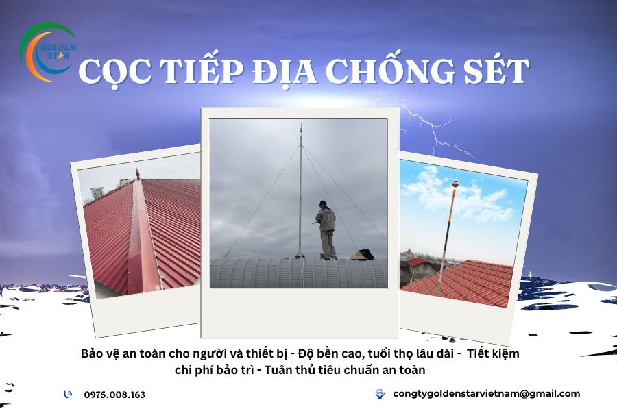 Cọc Tiếp Địa Chống Sét: Nền Tảng Bảo Vệ Vững Chắc