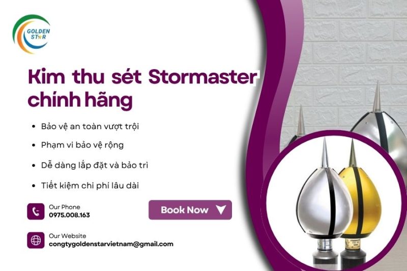 Kim Thu Sét Stormaster Chính Hãng Tại GOLDEN STAR Việt Nam