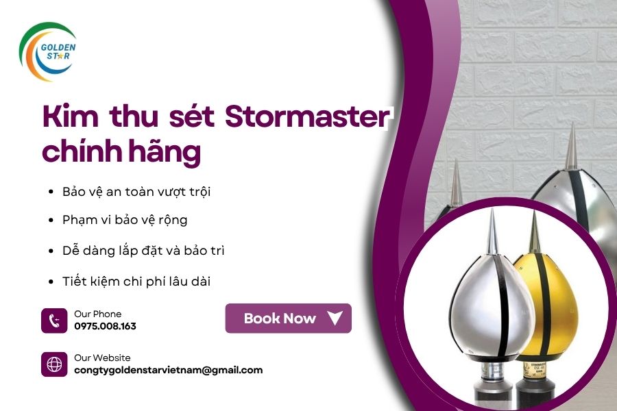 Kim Thu Sét Stormaster Chính Hãng Tại GOLDEN STAR Việt Nam