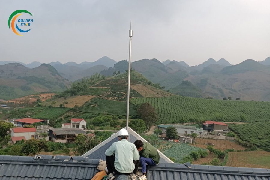 Thi Công Chống Sét Biệt Thự