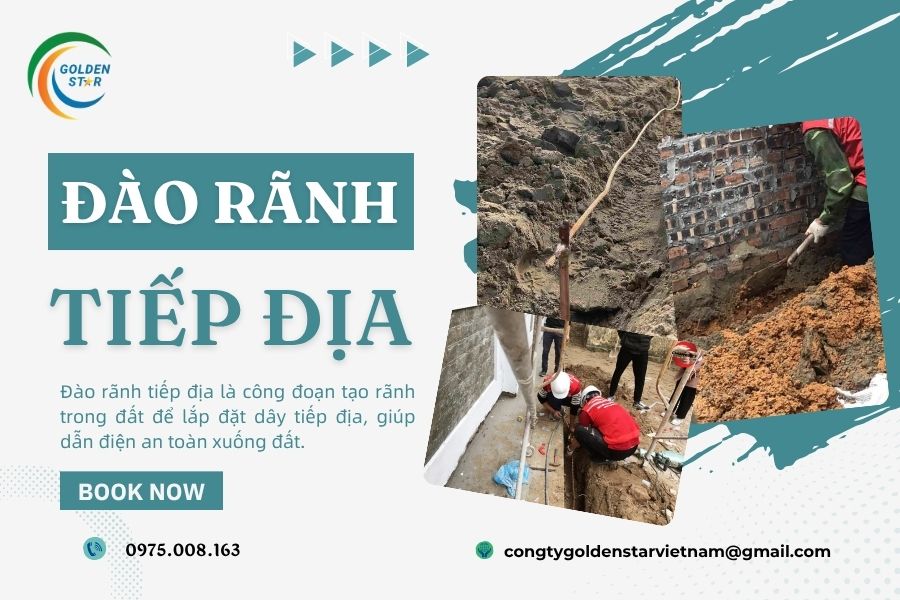Đào Rãnh Tiếp địa Tại GOLDEN STAR Việt Nam