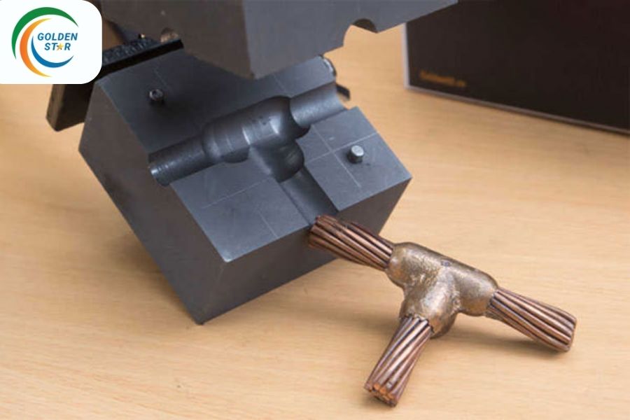 Hàn Hóa Nhiệt Cọc Tiếp địa ở GOLDEN STAR Viêt Nam