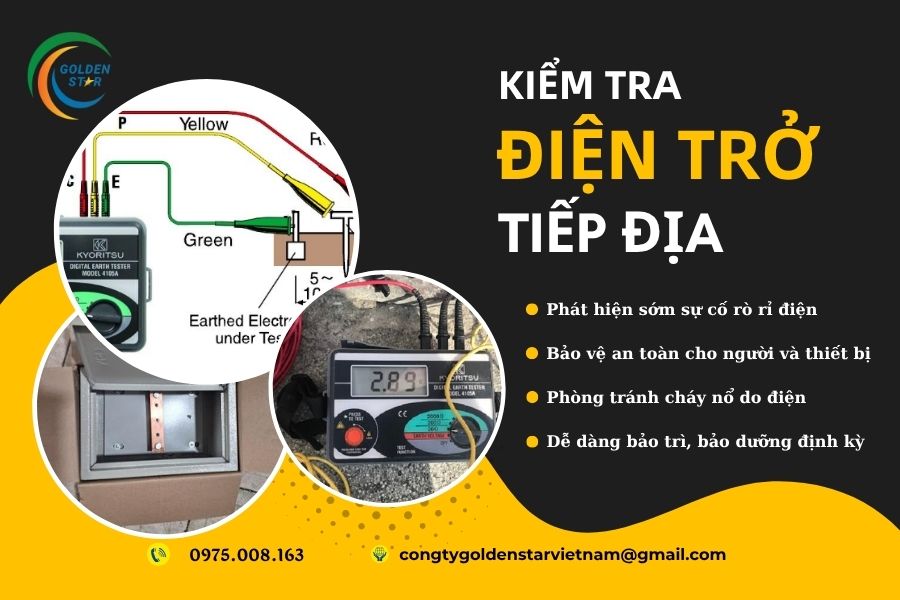 Kiểm Tra điện Trở Tiếp địa Tại GOLDEN STAR Việt Nam