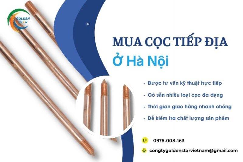 Mua Cọc Tiếp địa ở Hà Nội Tại GOLDEN STAR Việt Nam
