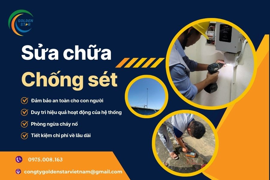 Sửa Chữa Chống Sét Tại GOLDEN STAR Việt Nam