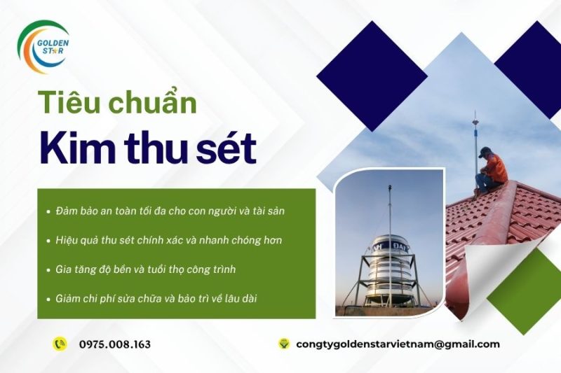 Tiêu Chuẩn Kim Thu Sét Tại GOLDEN STAR Việt Nam