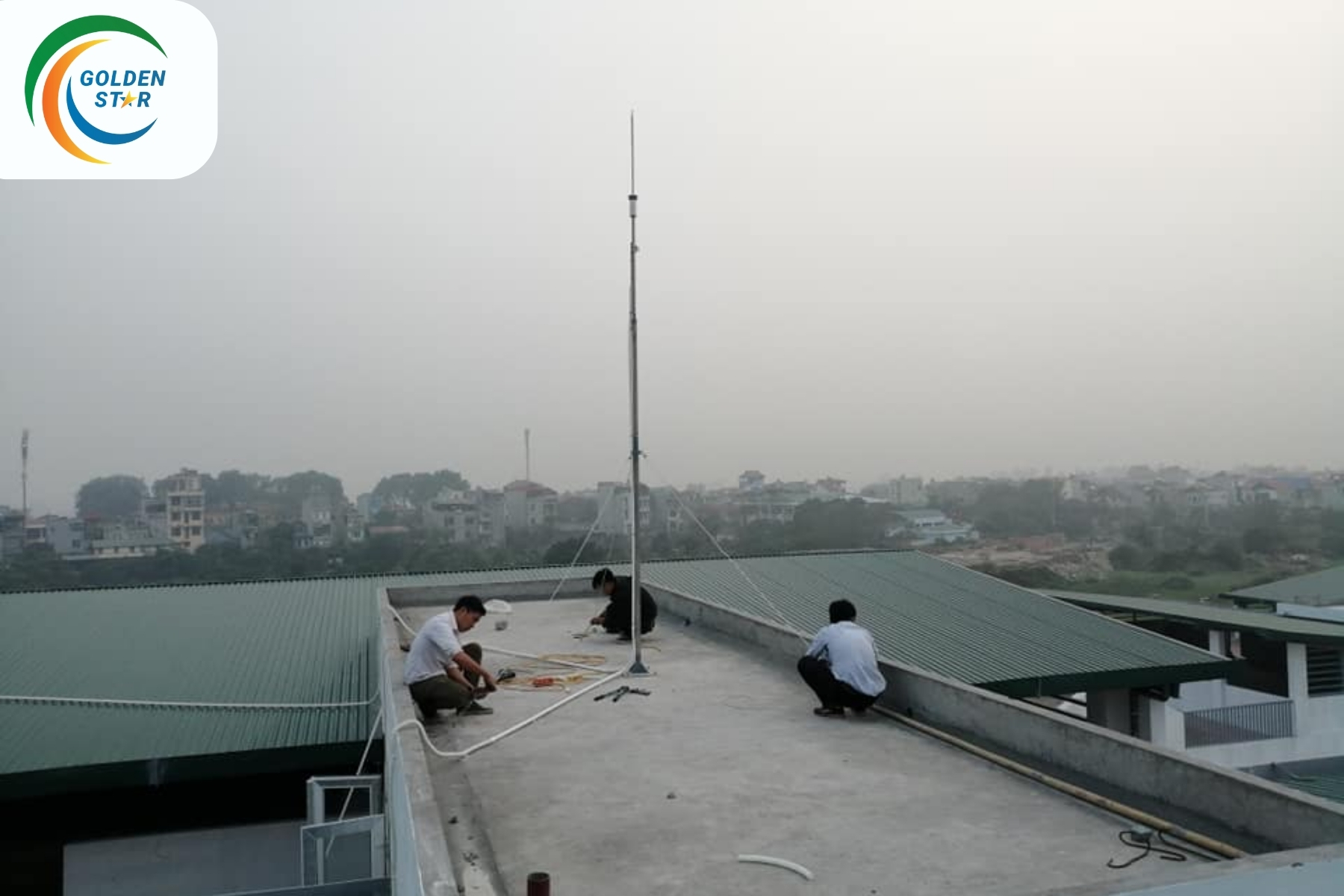 Chống Sét Tòa Nhà Cao Tầng ở GOLDEN STAR Việt Nam