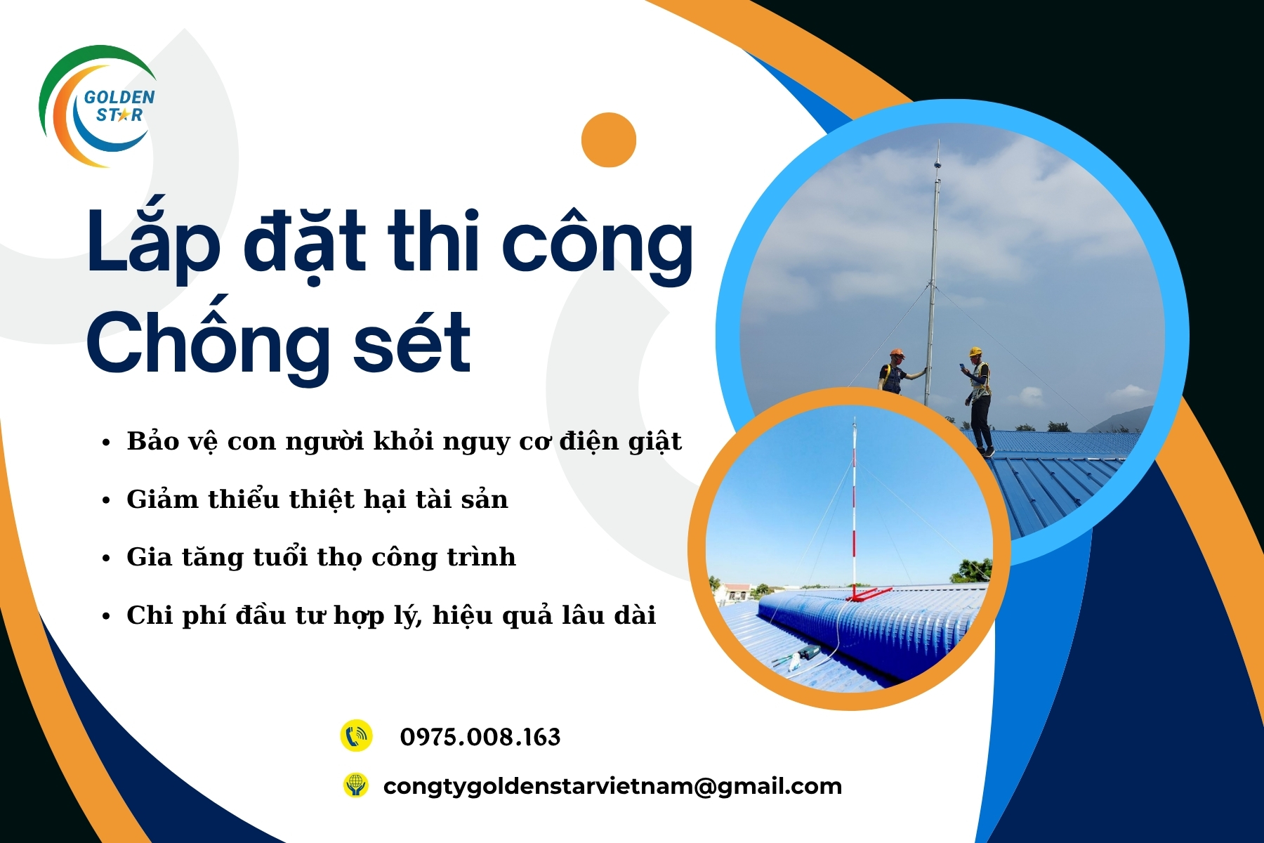 Lắp đặt thi công chống sét như thế nào để đạt hiệu quả tối đa