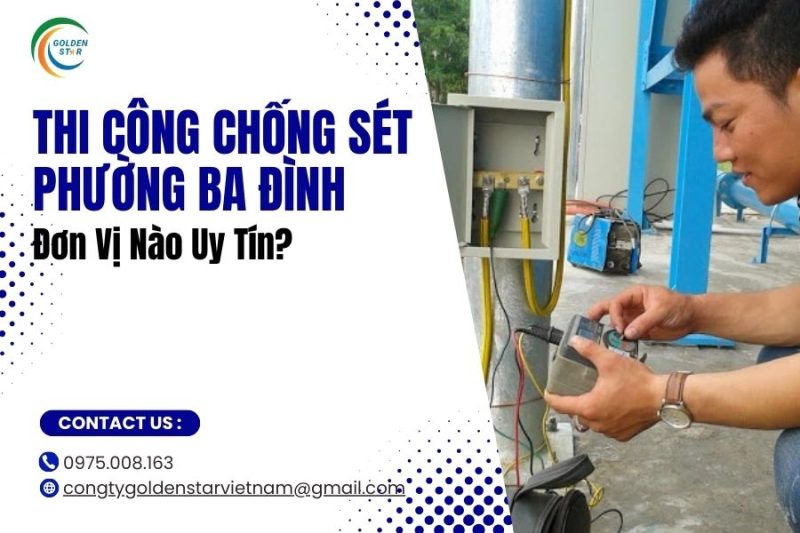Thi Công Chống Sét Phường Ba Đình