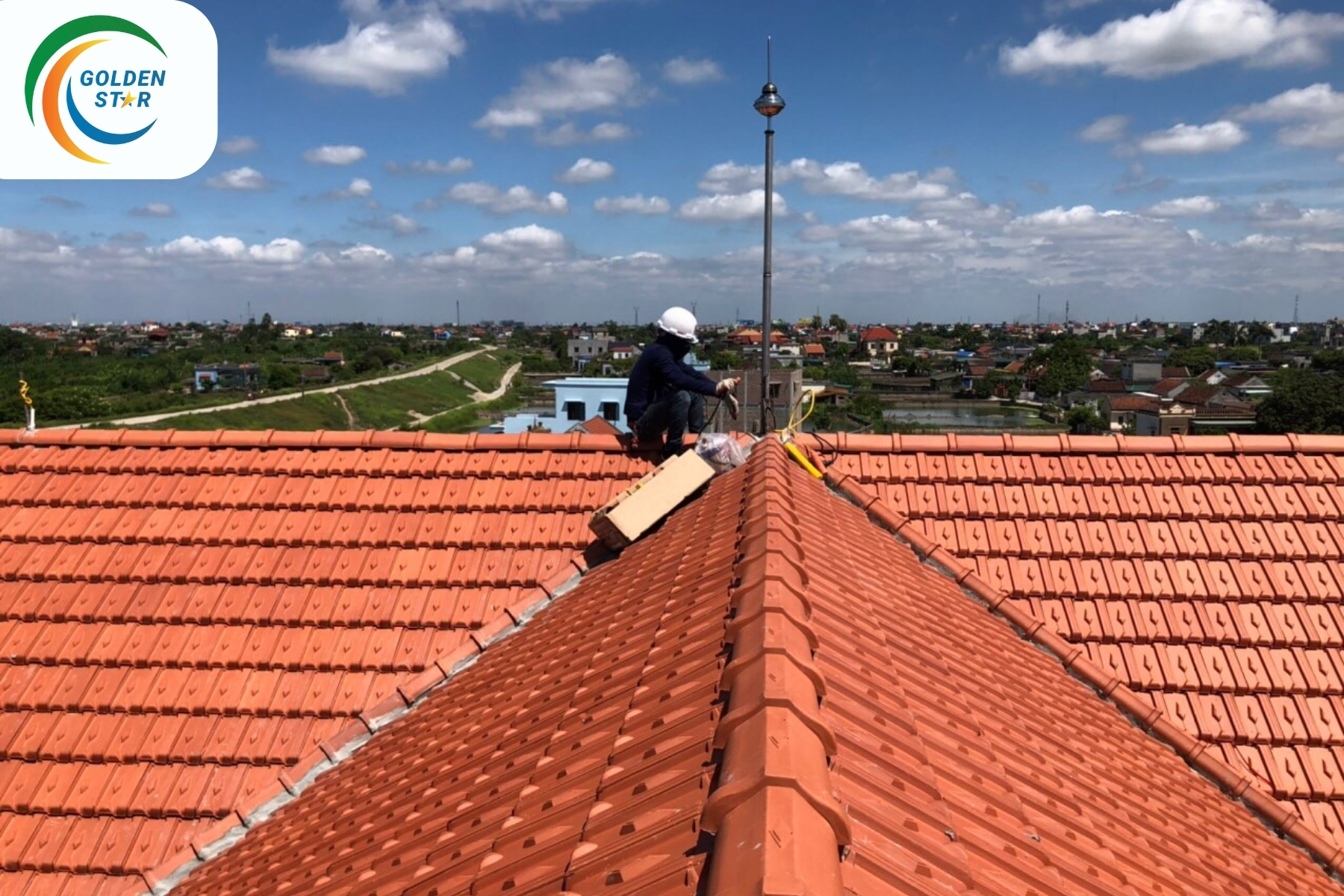 Thi Công Hệ Thống Chống Sét ở GOLDEN STAR Việt Nam
