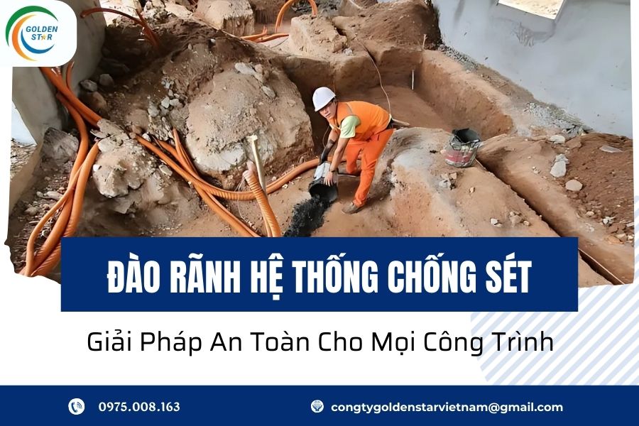Đào Rãnh Hệ Thống Chống Sét