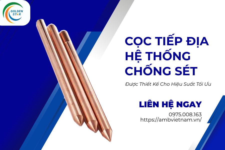 Cọc Tiếp địa Hệ Thống Chống Sét