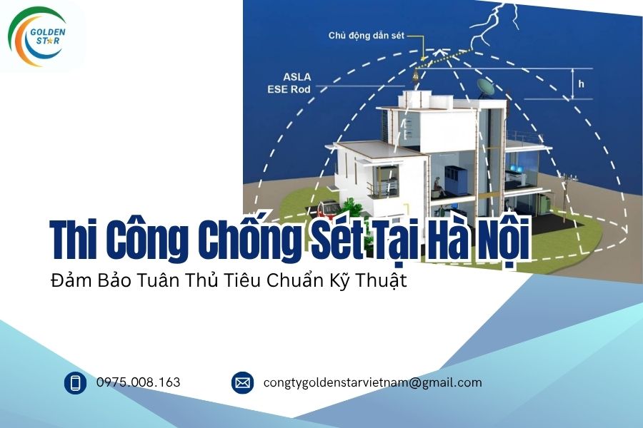 Thi Công Chống Sét Tại Hà Nội